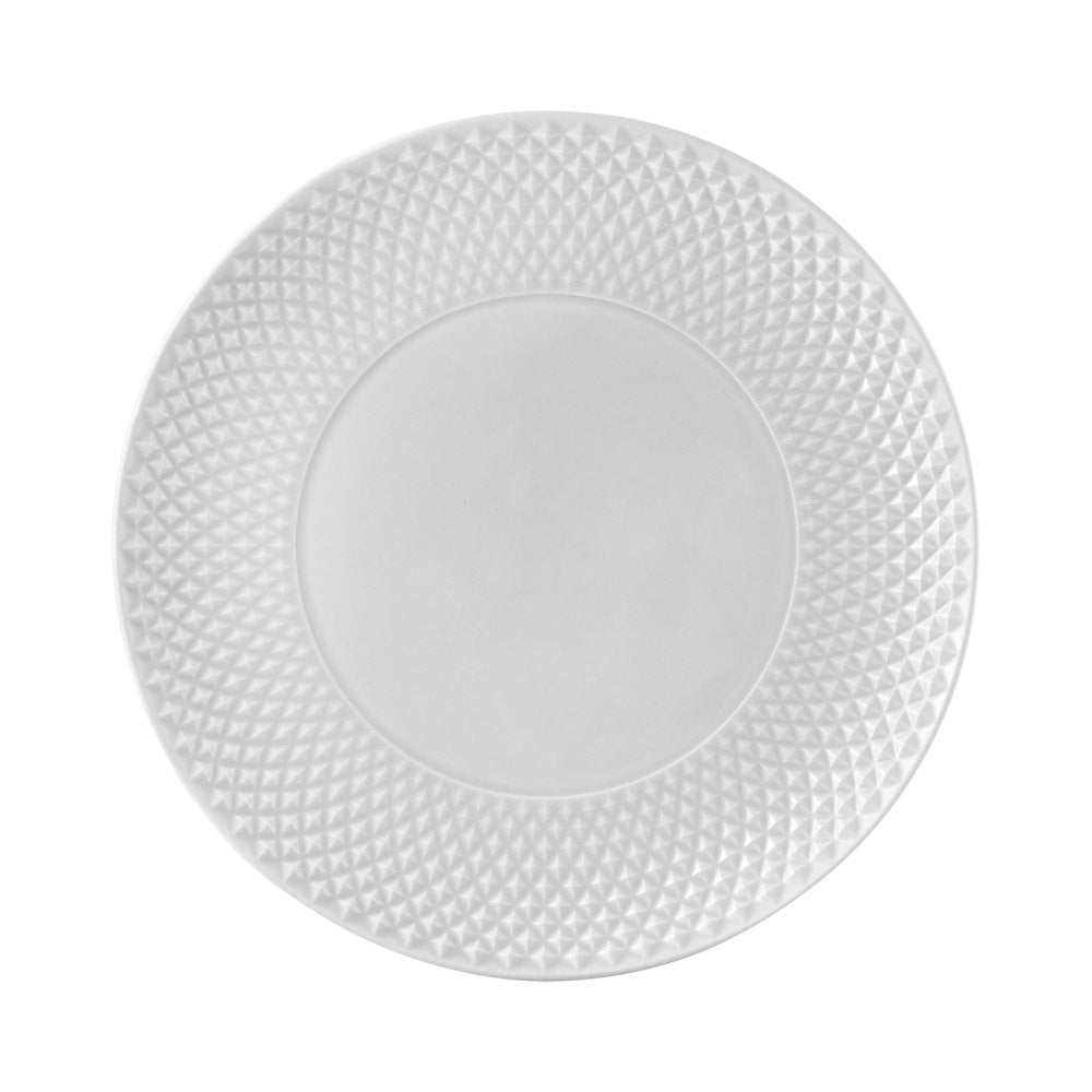 Bordallo Pinheiro Bicos Mineral Grey Charger Plate, Set of 2