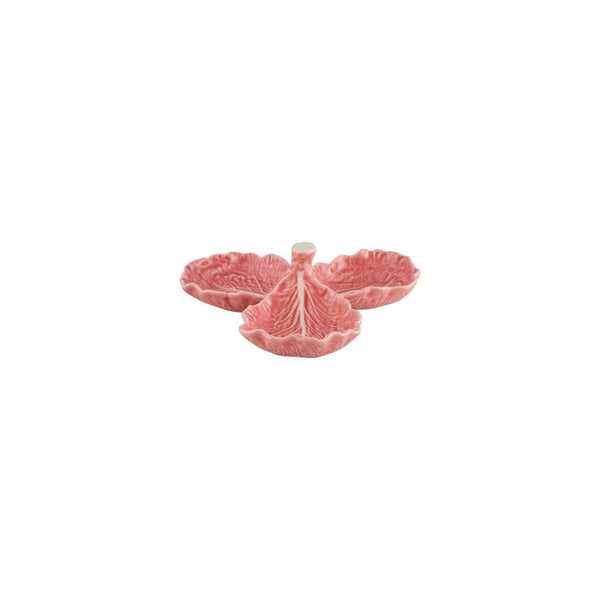 Load image into Gallery viewer, Bordallo Pinheiro Cabbage Pink Olive Dish
