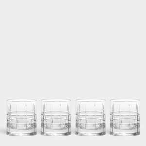 Orrefors Street Old Fashioned - Set of 4