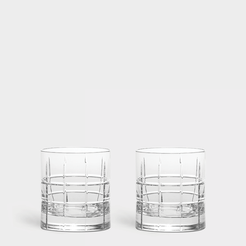 Orrefors Street Double Old Fashioned - Set of 2