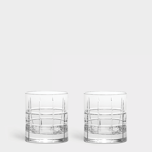 Orrefors Street Double Old Fashioned - Set of 2