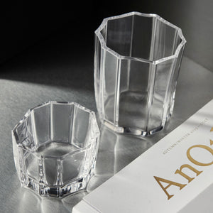 Orrefors Reed Votive Clear Medium