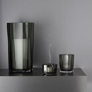 Orrefors Reed Votive Moss Green Medium