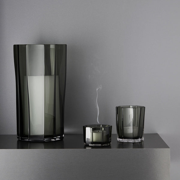 Load image into Gallery viewer, Orrefors Reed Votive Moss Green Medium
