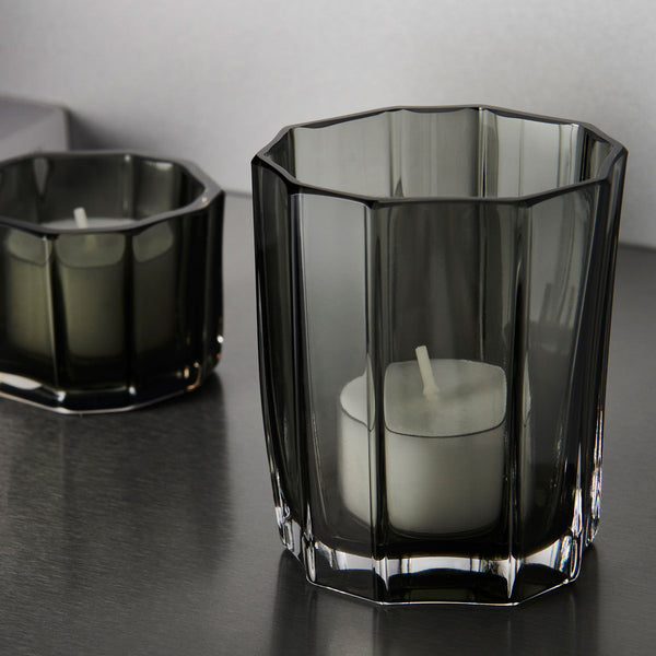 Load image into Gallery viewer, Orrefors Reed Votive Moss Green Medium
