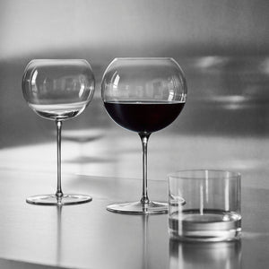 Orrefors Geometry Red Wine - Set of 2