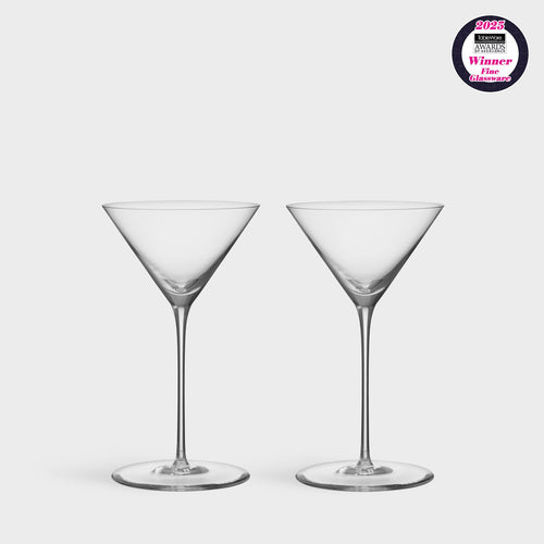 Orrefors Geometry Martini - Set of 2