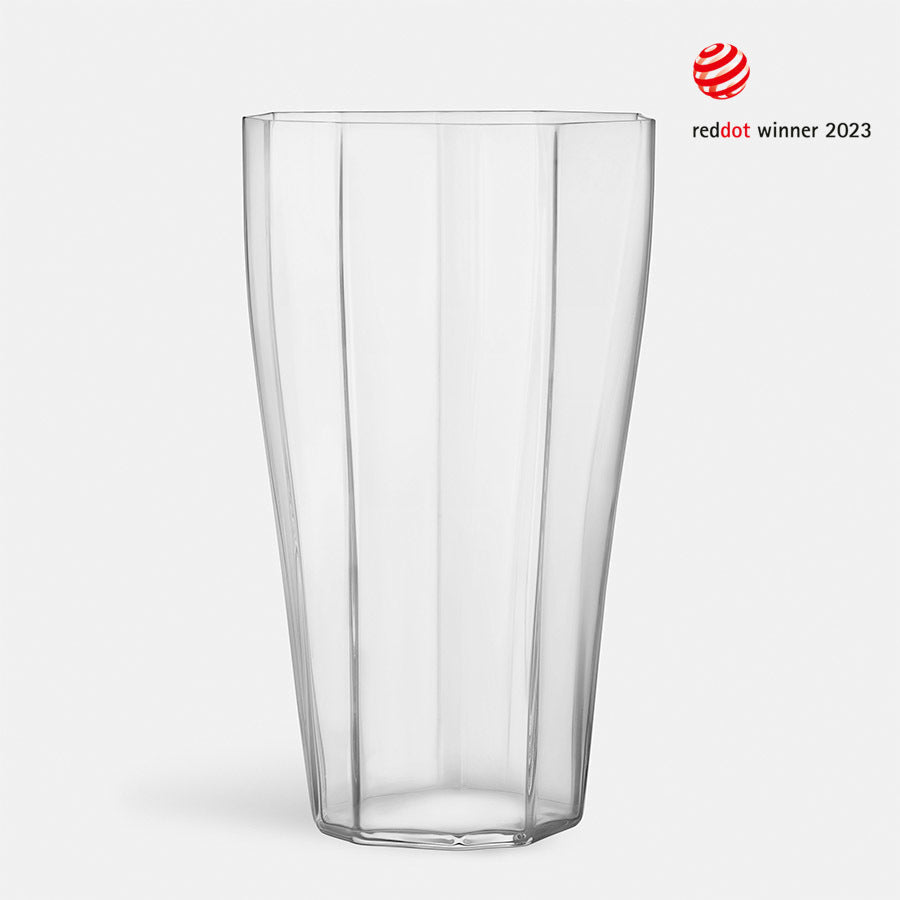 Orrefors Reed Vase Clear Large