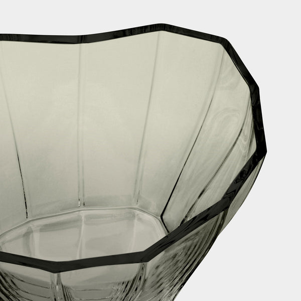 Load image into Gallery viewer, Orrefors Reed Vase Moss Green Low
