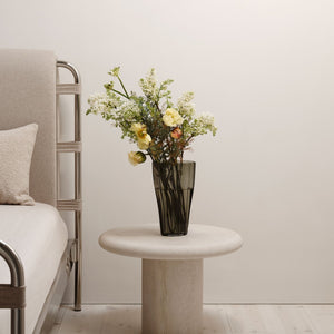 Orrefors Reed Vase Moss Green Medium