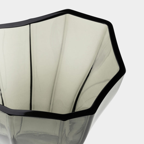 Load image into Gallery viewer, Orrefors Reed Vase Moss Green Medium
