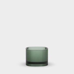 Orrefors Magica Votive Super Circle Green Small