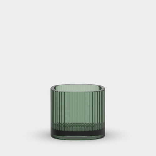 Orrefors Magica Votive Super Circle Green Medium