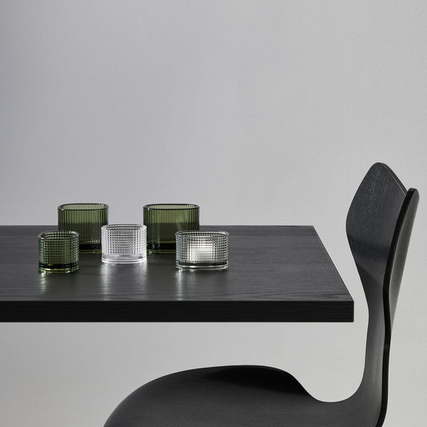 Load image into Gallery viewer, Orrefors Magica Votive Super Circle Green Medium
