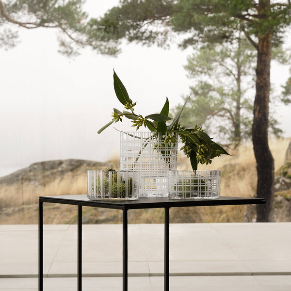 Load image into Gallery viewer, Orrefors Cut In Number Stripes Bowl Small
