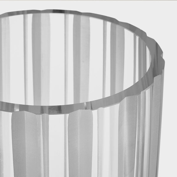 Load image into Gallery viewer, Orrefors Cut In Number Striped Vase Tall
