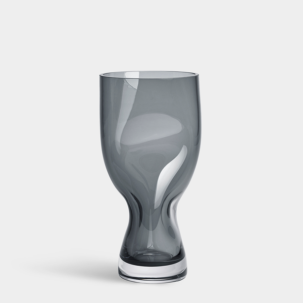 Load image into Gallery viewer, Orrefors Squeeze Blue/Gray Vase Small
