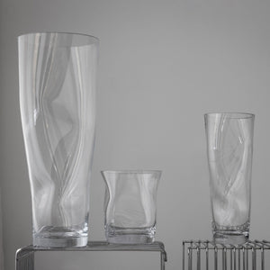 Orrefors Squeeze Clear Tulip Vase