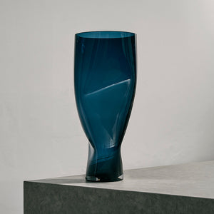 Orrefors Squeeze Vase Midnight Blue XL