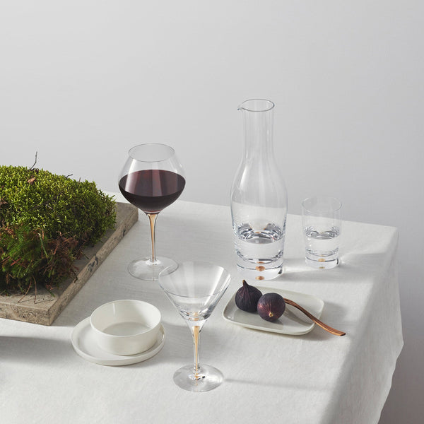 Load image into Gallery viewer, Orrefors Intermezzo Gold Carafe
