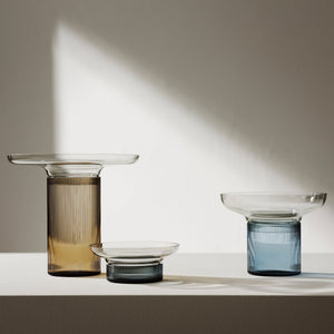 Orrefors Ensemble Smokey Blue/Gray Small