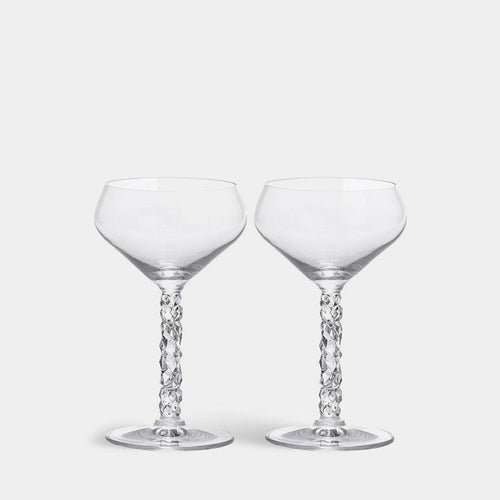 Orrefors Carat Coupe - Set of 2
