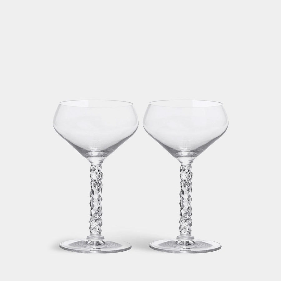 Orrefors Carat Coupe - Set of 2