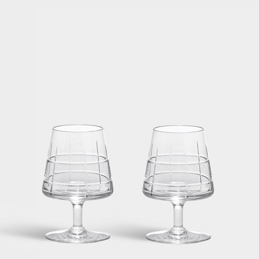 Orrefors Street Cognac - Set of 2