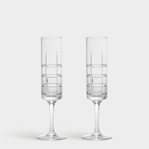 Orrefors Street Champagne - Set of 2