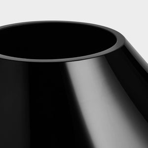 Orrefors Ebon Black Vase Medium
