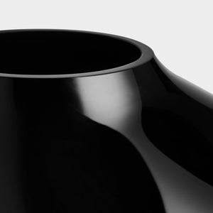 Orrefors Ebon Black Vase Large