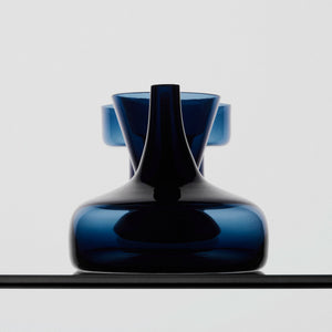 Orrefors Midsummer Vases Midnight Blue Mini Set Of 7 Ltd