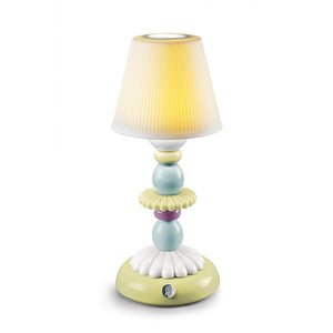 Lladro Lotus Firefly Table Lamp - Green and Blue