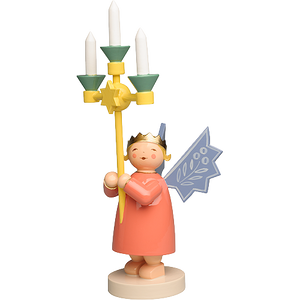 Wendt & Kuhn Angel Wearing Crown, with Candelabra Figurine