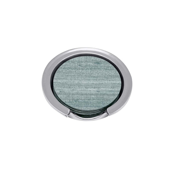 Load image into Gallery viewer, Mariposa Capri Faux Grasscloth Signature Coaster Set
