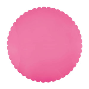 Mariposa Pink Scalloped Acrylic 15" Placemat Set of 2