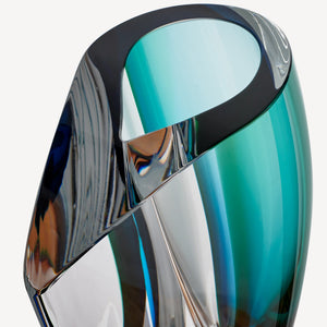 Kosta Boda Mirage Blue/Green Vase Large