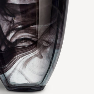Kosta Boda Contrast Black Vase