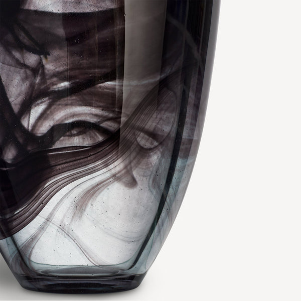 Load image into Gallery viewer, Kosta Boda Contrast Black Vase
