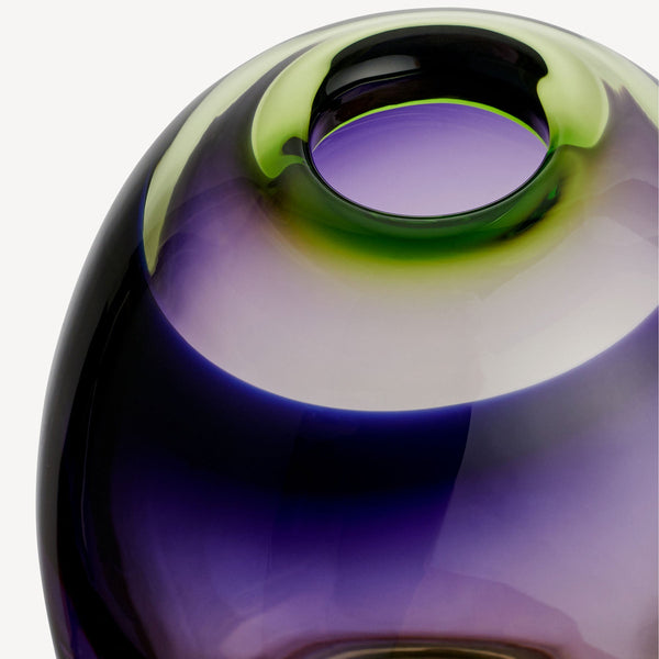 Load image into Gallery viewer, Kosta Boda Vision Green/Purple Vase
