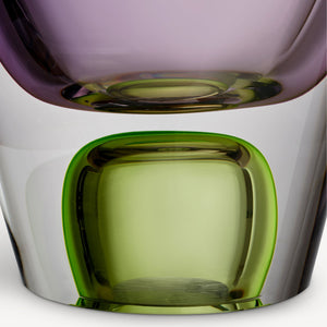 Kosta Boda Vision Green/Purple Vase
