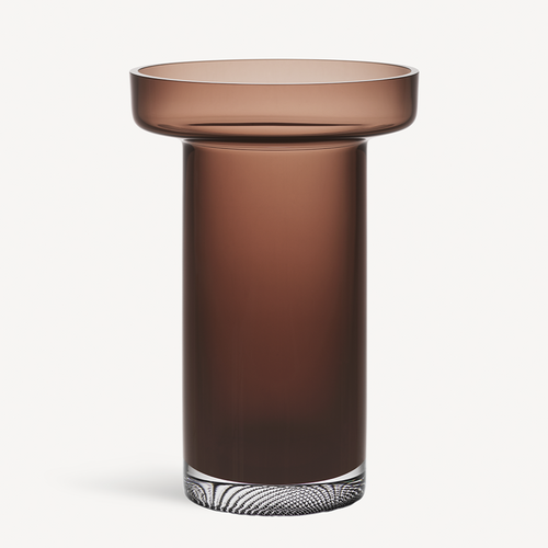 Kosta Boda Limelight Vase Burgundy Tall