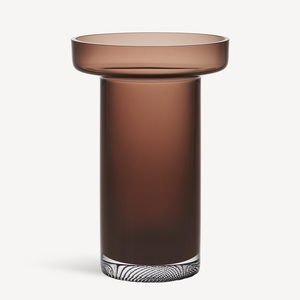 Kosta Boda Limelight Vase Burgundy Tall