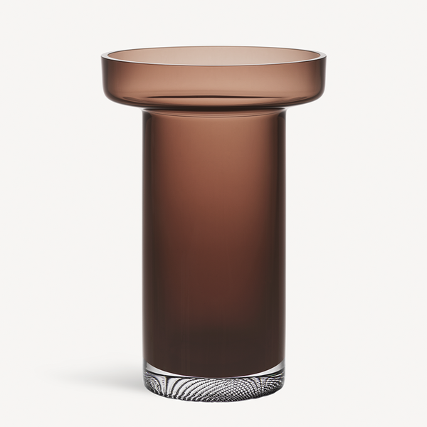 Load image into Gallery viewer, Kosta Boda Limelight Vase Burgundy Tall
