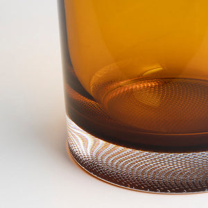 Kosta Boda Limelight Vase Amber Low