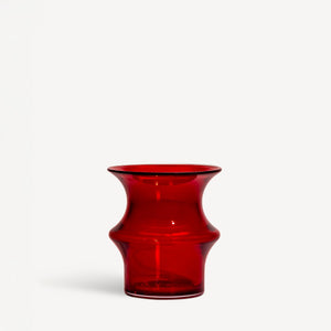 Kosta Boda Pagod Vase Red Small