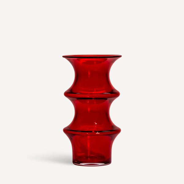Load image into Gallery viewer, Kosta Boda Pagod Vase Red Large
