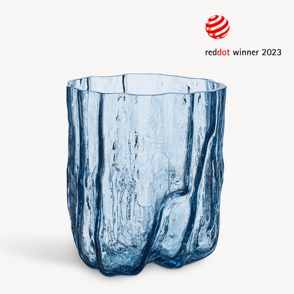 Load image into Gallery viewer, Kosta Boda Crackle Circular Vase Tall
