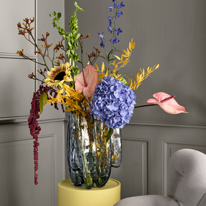 Kosta Boda Crackle Circular Vase XL