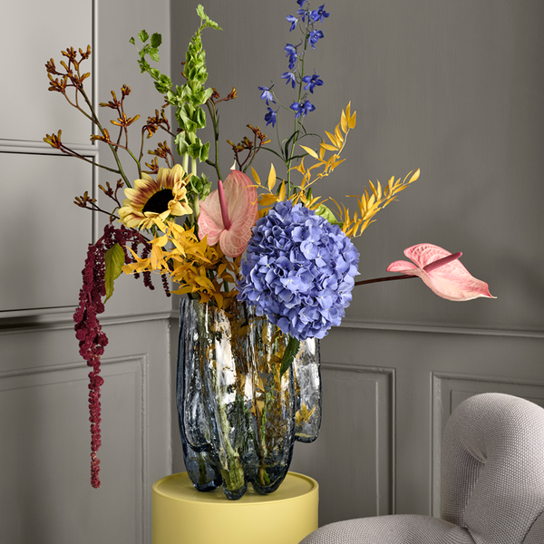 Load image into Gallery viewer, Kosta Boda Crackle Circular Vase XL
